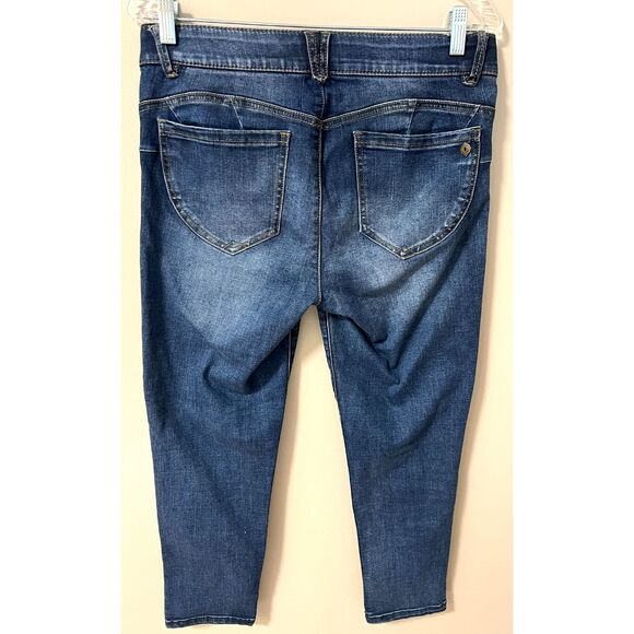 Democracy "Ab"solution distressed denim skinny jeans. Size 8P. - Picture 2 of 8
